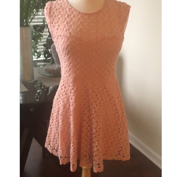 Pink Lace Dress - Picture 1 of 2